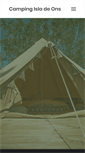Mobile Screenshot of campingisladeons.com